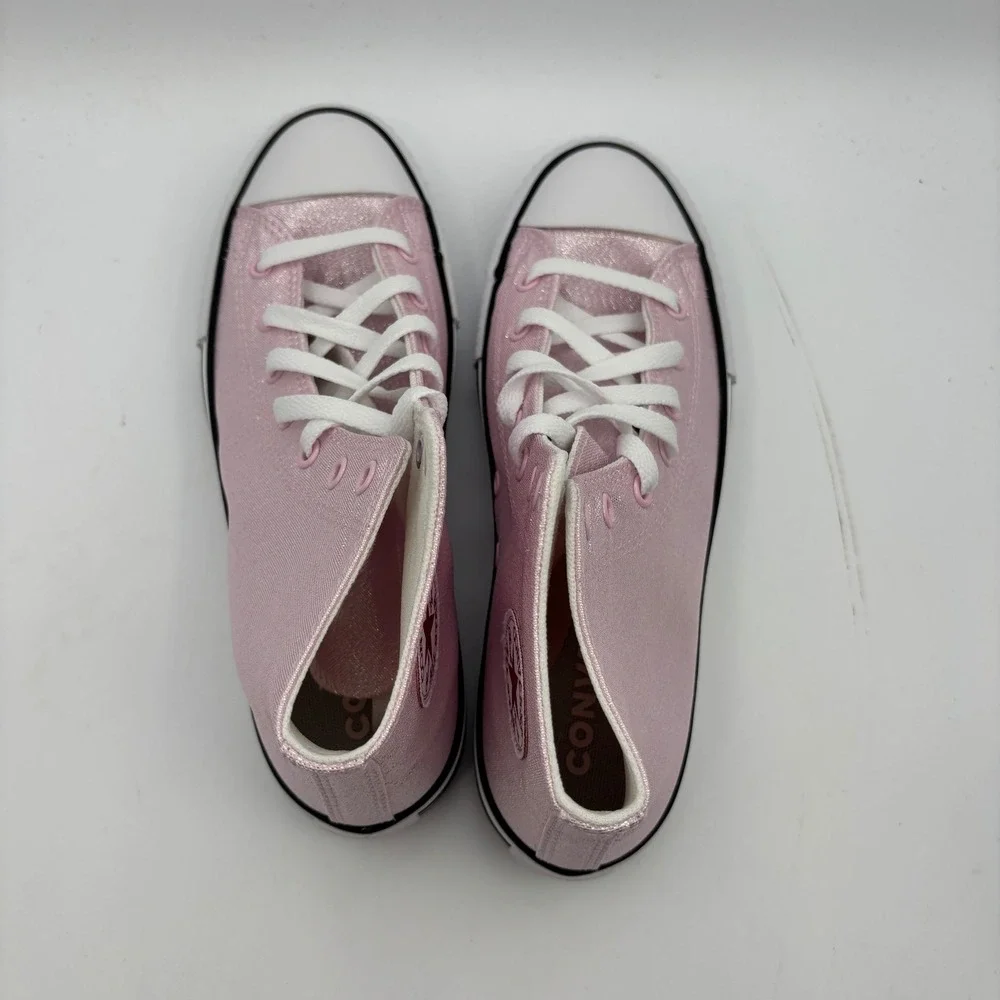 Converse CTAS Eva Lift Hi Shoes Kids Size 5 Pink White Black Lifestyle A17127F